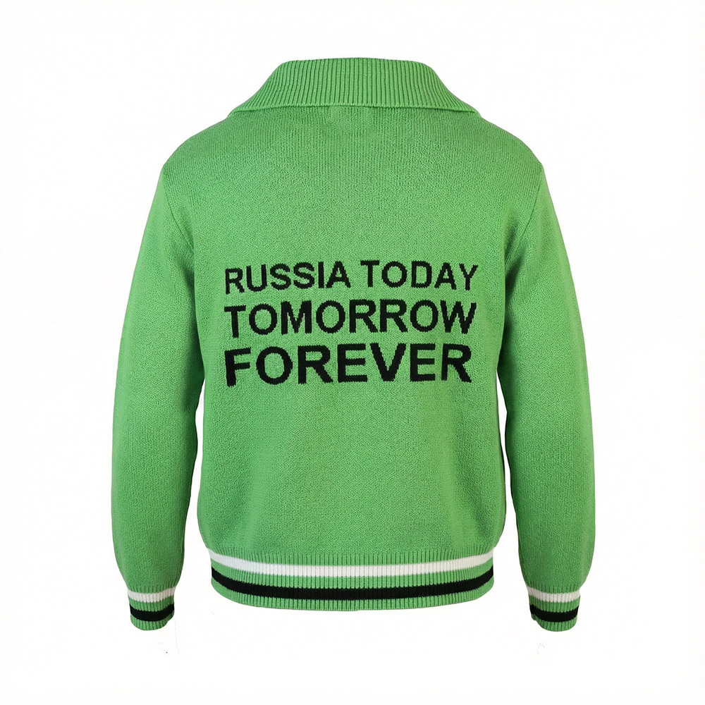 Порвём за Россию   Green sweater