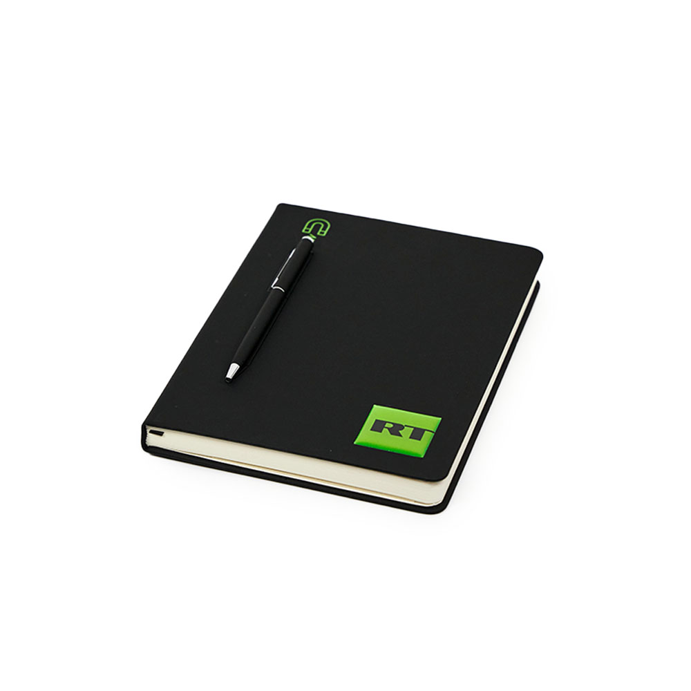RT   Notebook with pen