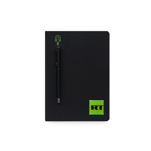 RT   Notebook with pen